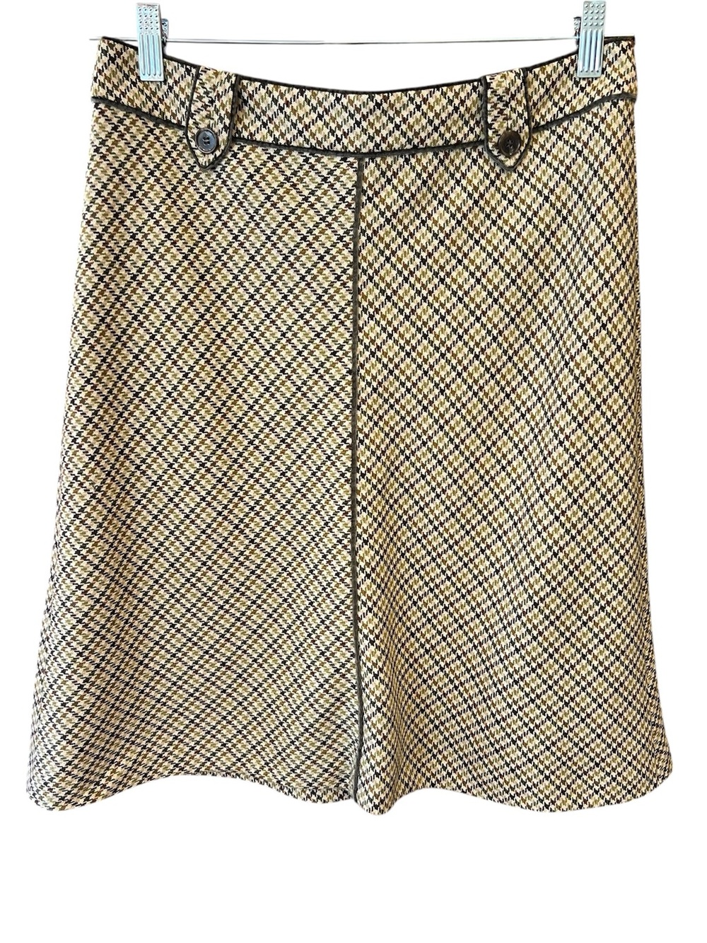 Ann Taylor Classic Tweed A-Line Wool Skirt